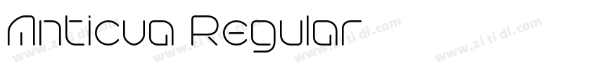 Anticva Regular字体转换 Anticva Regular字体转换
